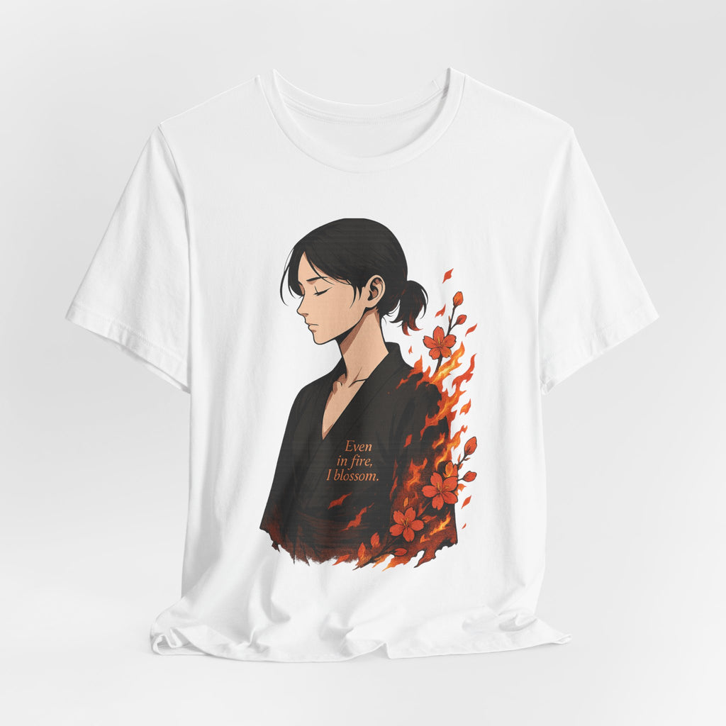 Elegant Anime-Inspired Unisex Tee, Casual Wear, Gift for Fans, Graphic Shirt, Summer Outfit, Birthday Present