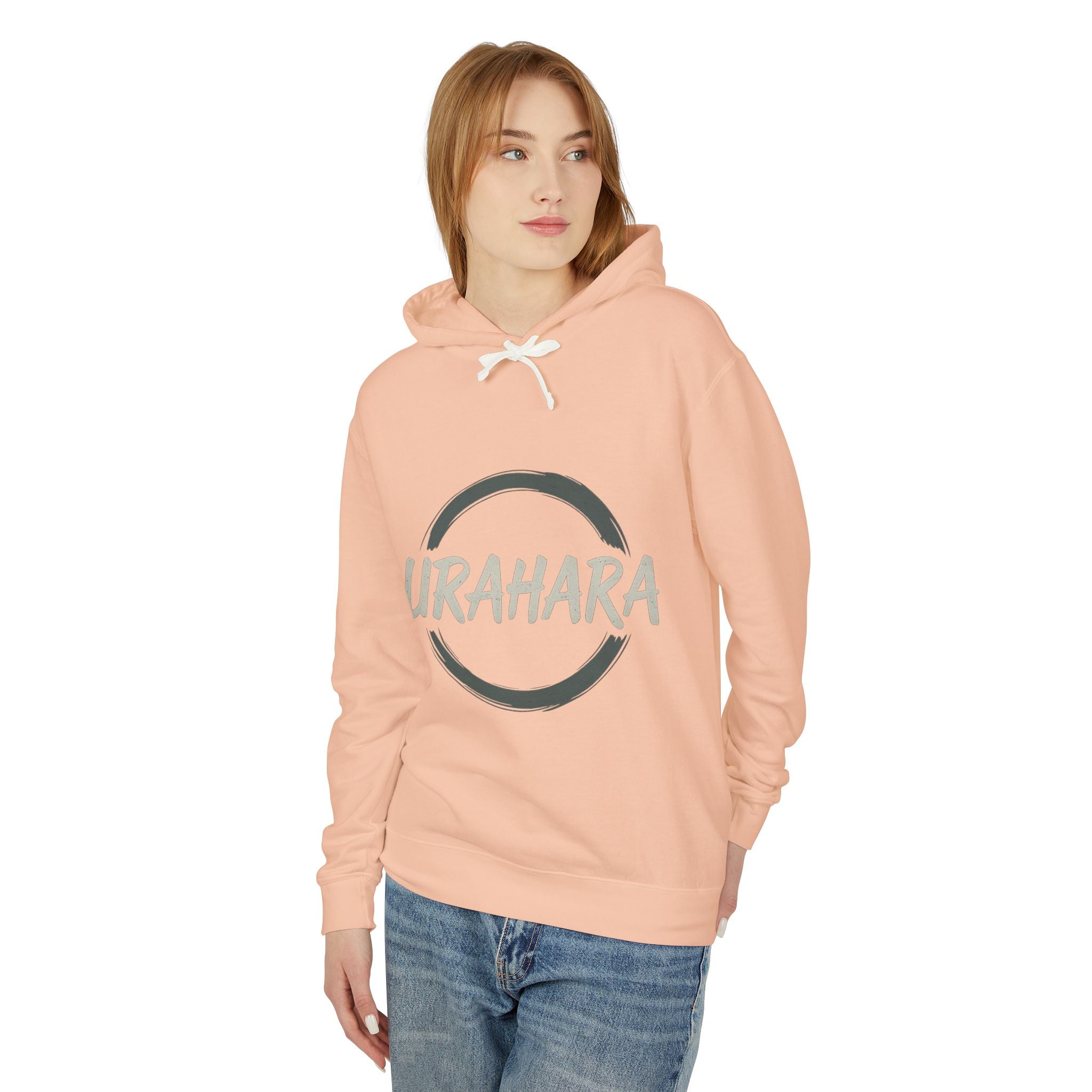 Unisex Lightweight Hooded Sweatshirt with URAHARA Design, Anime Fan Apparel, Casual Streetwear, Gift for Manga Lovers, Cozy Hoodie