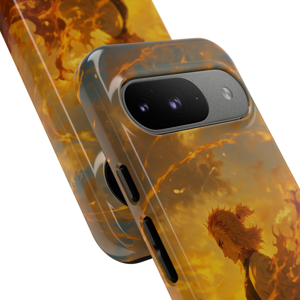 Flame Samurai Phone Case | Sunset Warrior iPhone Case