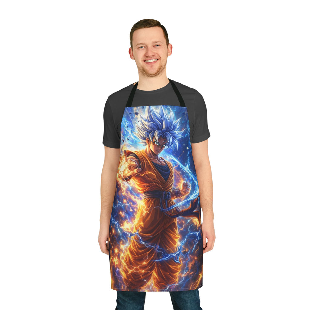 Flaming Blue Warrior apron | Apron