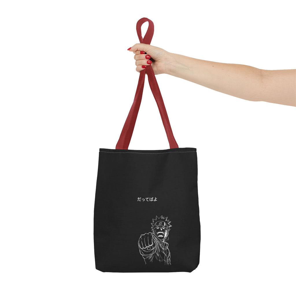 Manga Fist Character Tote Bag | Anime Graphic Tote