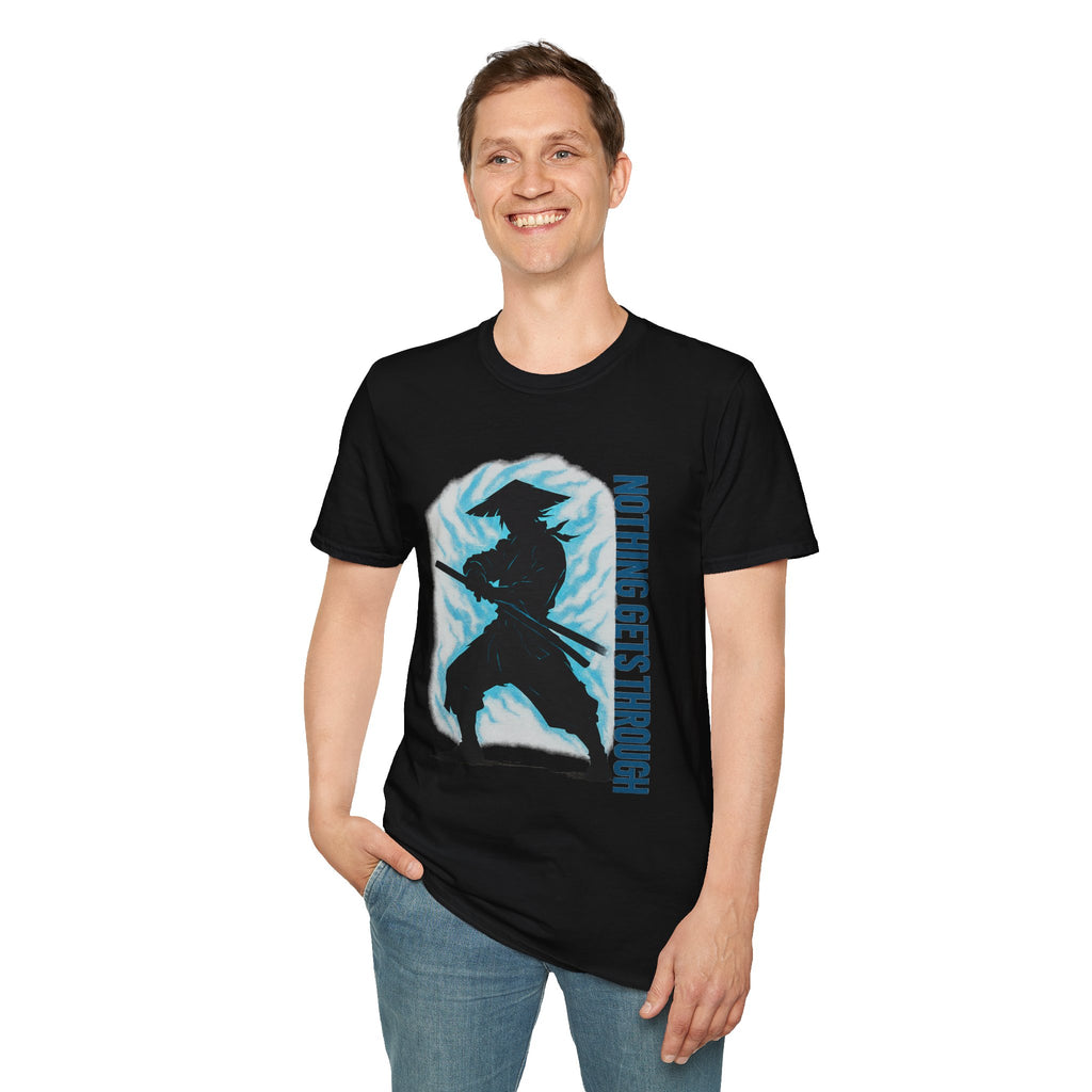 Nothing Gets Through Anime Shadow Tee  Silent Strength Unisex Shirt