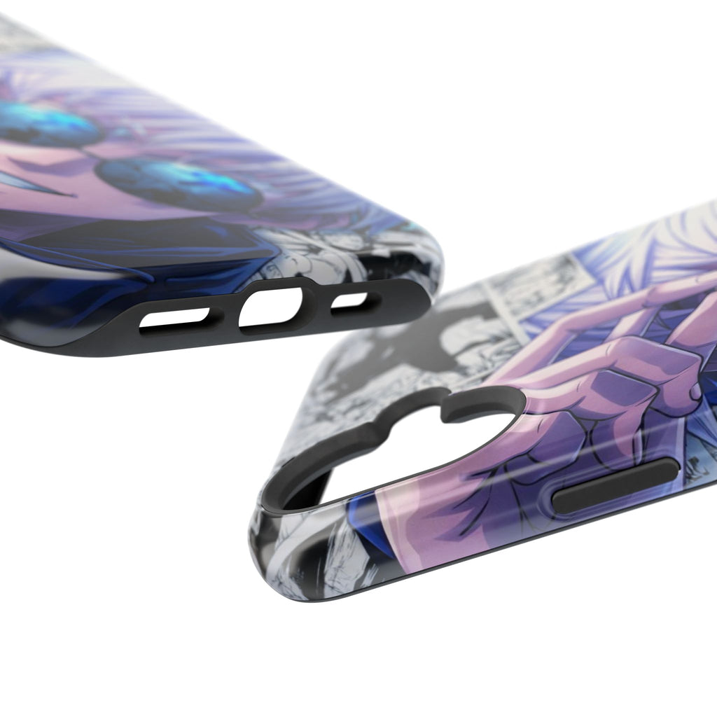 Anime Character Impact-Resistant Phone Case — Stylish Sunglasses Manga Design