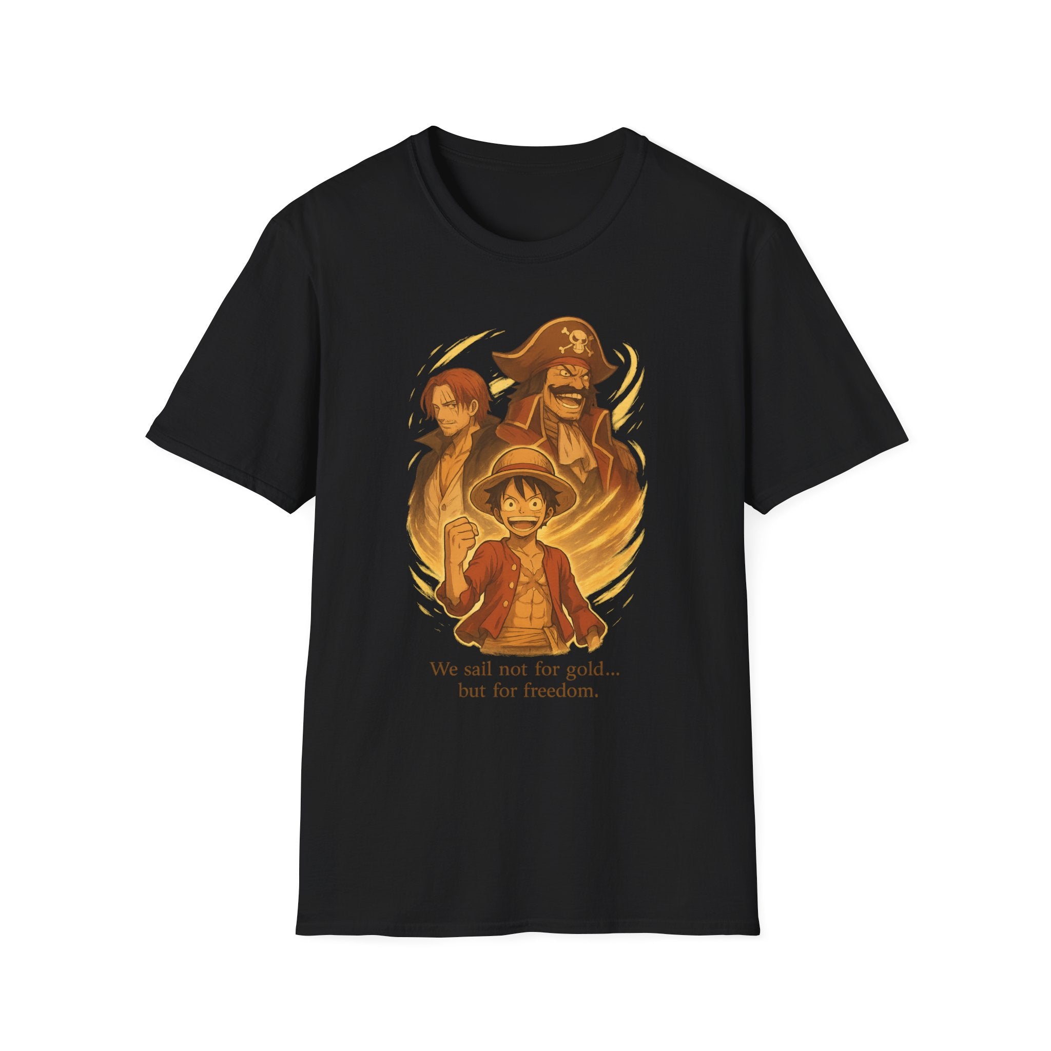 Pirate Freedom Unisex T-Shirt - Adventure Inspired Apparel for Fans, Gifting, Casual Wear, Travel, Beach Days