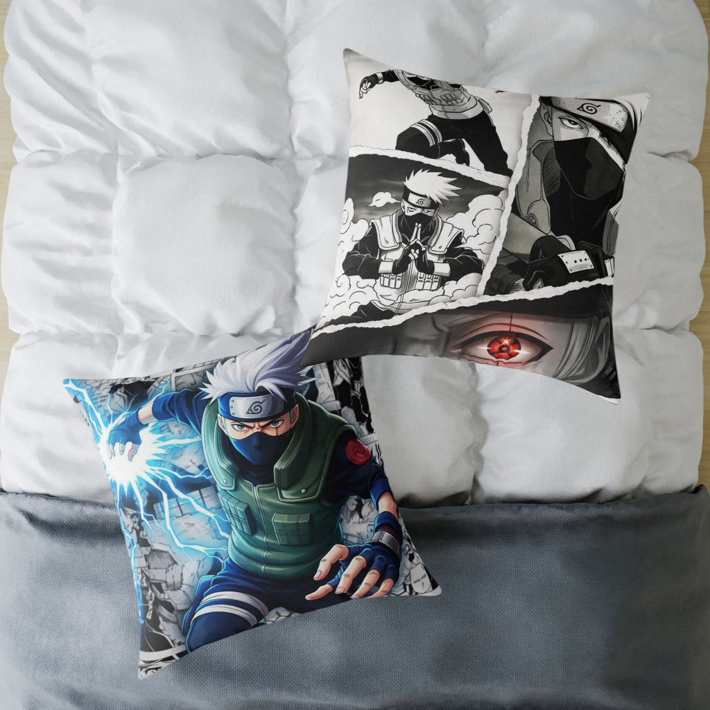 Anime Lightning Pose Pillow | Anime Ninja Manga Collage