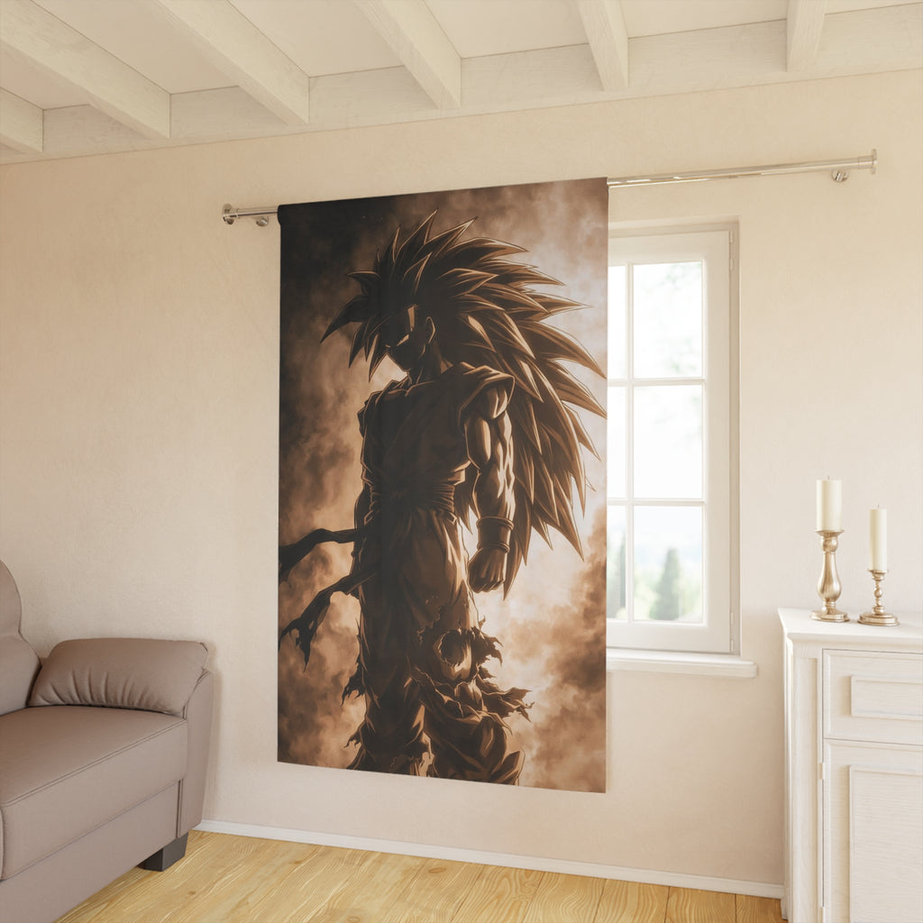Silhouette Super Warrior Curtain | Window Curtain
