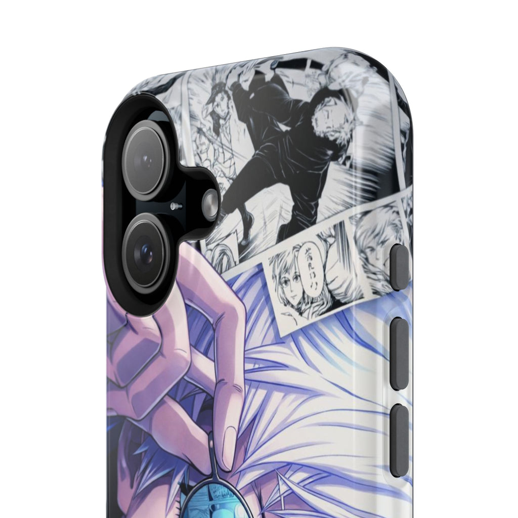 Anime Character Impact-Resistant Phone Case — Stylish Sunglasses Manga Design
