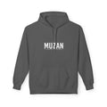 Stylish Unisex Fleece Hoodie with MUZAN Design, Perfect for Casual Wear, Gifts, Anime Fans, Cozy Layering, Unique Apparel