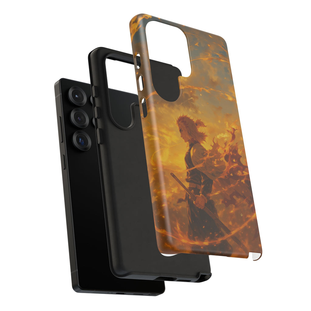 Flame Samurai Phone Case | Sunset Warrior iPhone Case