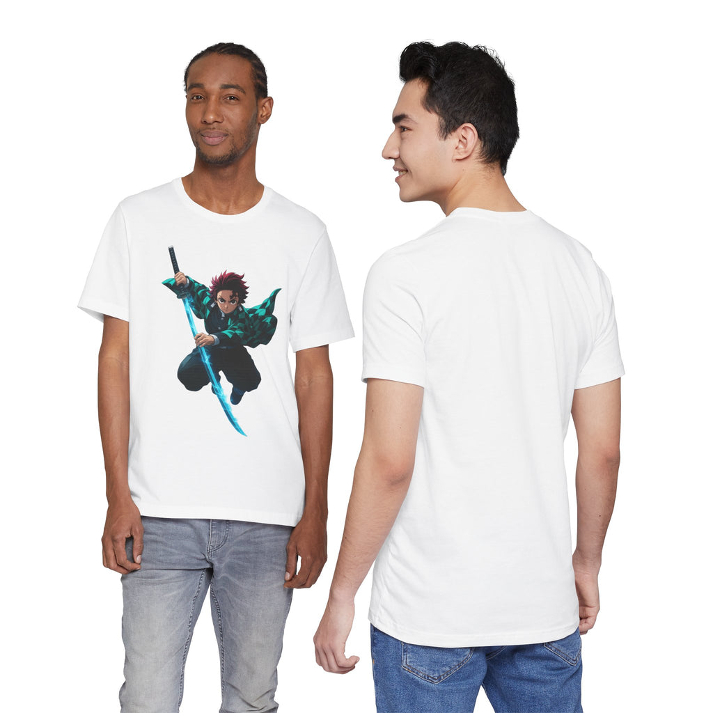 Anime-Inspired Graphic Tee, Unisex Jersey Short Sleeve Tee, Casual Wear, Gift for Fans, Manga Merchandise, Comfortable Style