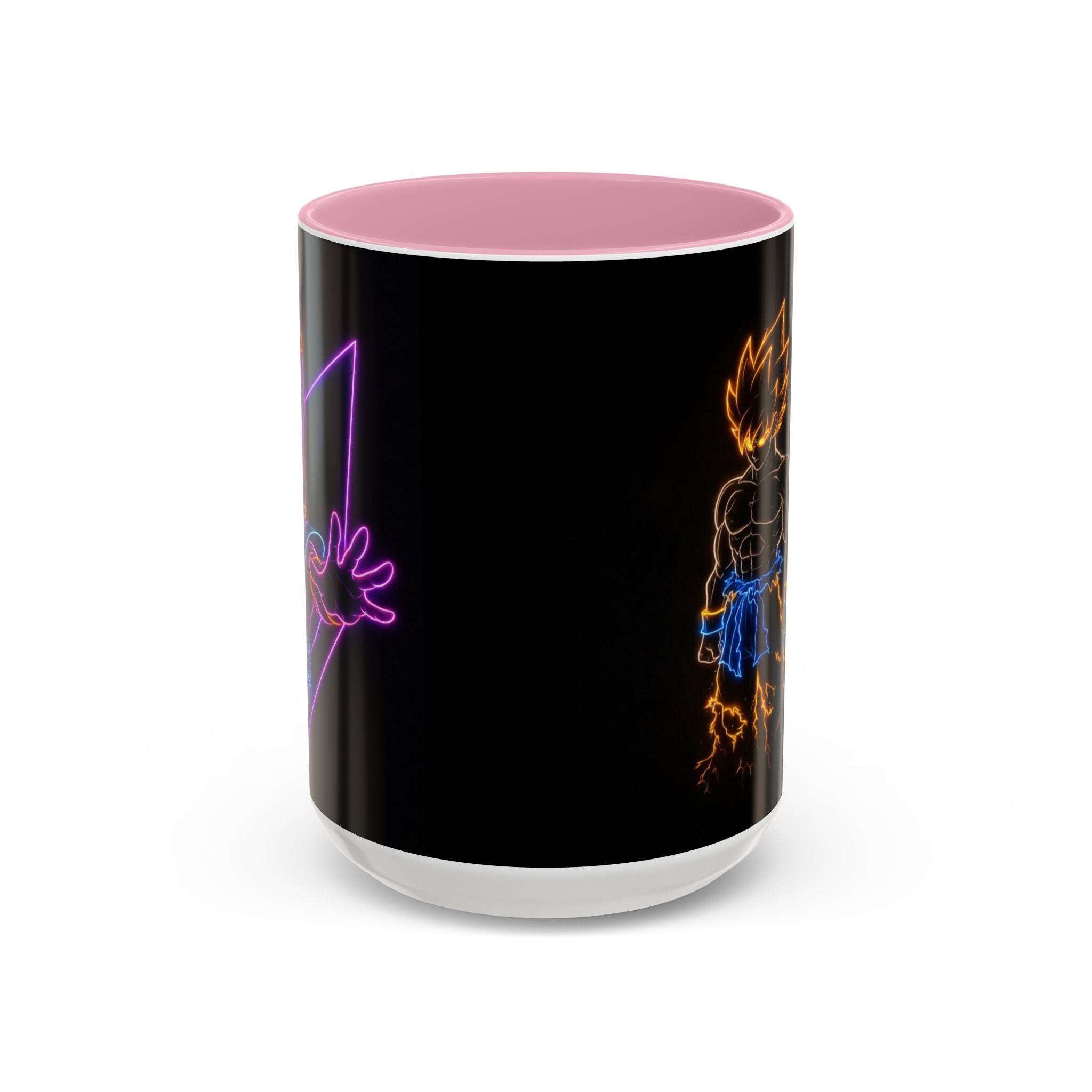 Neon Super Saiyan Mug | Colorful Coffee Cup