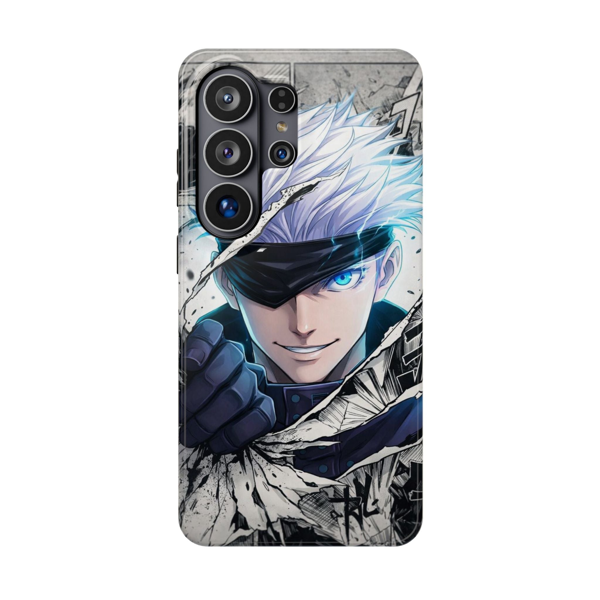 Anime Sorcerer Phone Case — Impact-Resistant Protective Cover