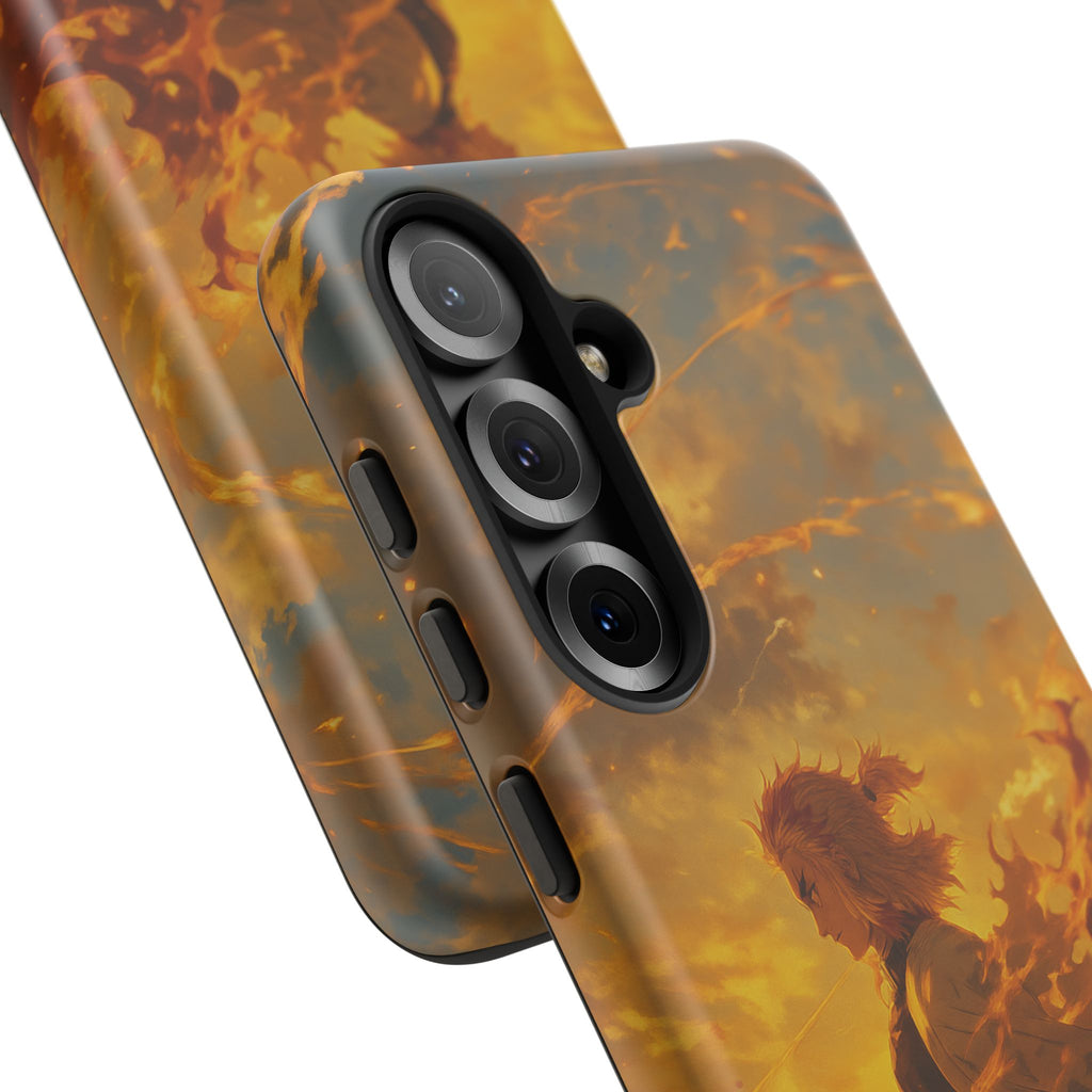 Flame Samurai Phone Case | Sunset Warrior iPhone Case