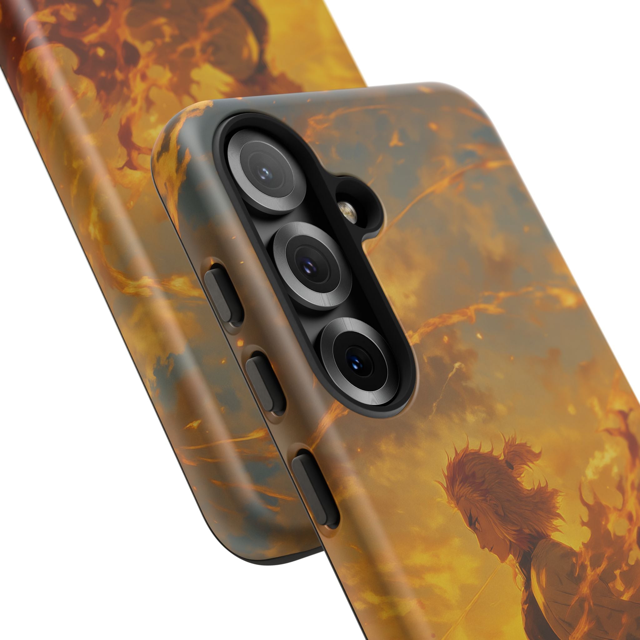 Flame Samurai Phone Case | Sunset Warrior iPhone Case