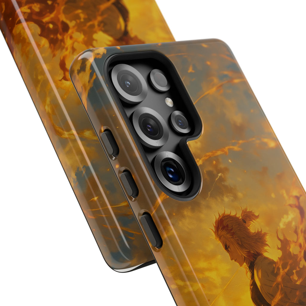 Flame Samurai Phone Case | Sunset Warrior iPhone Case
