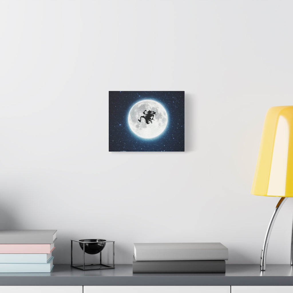 Witch Silhouette Moon Matte Canvas