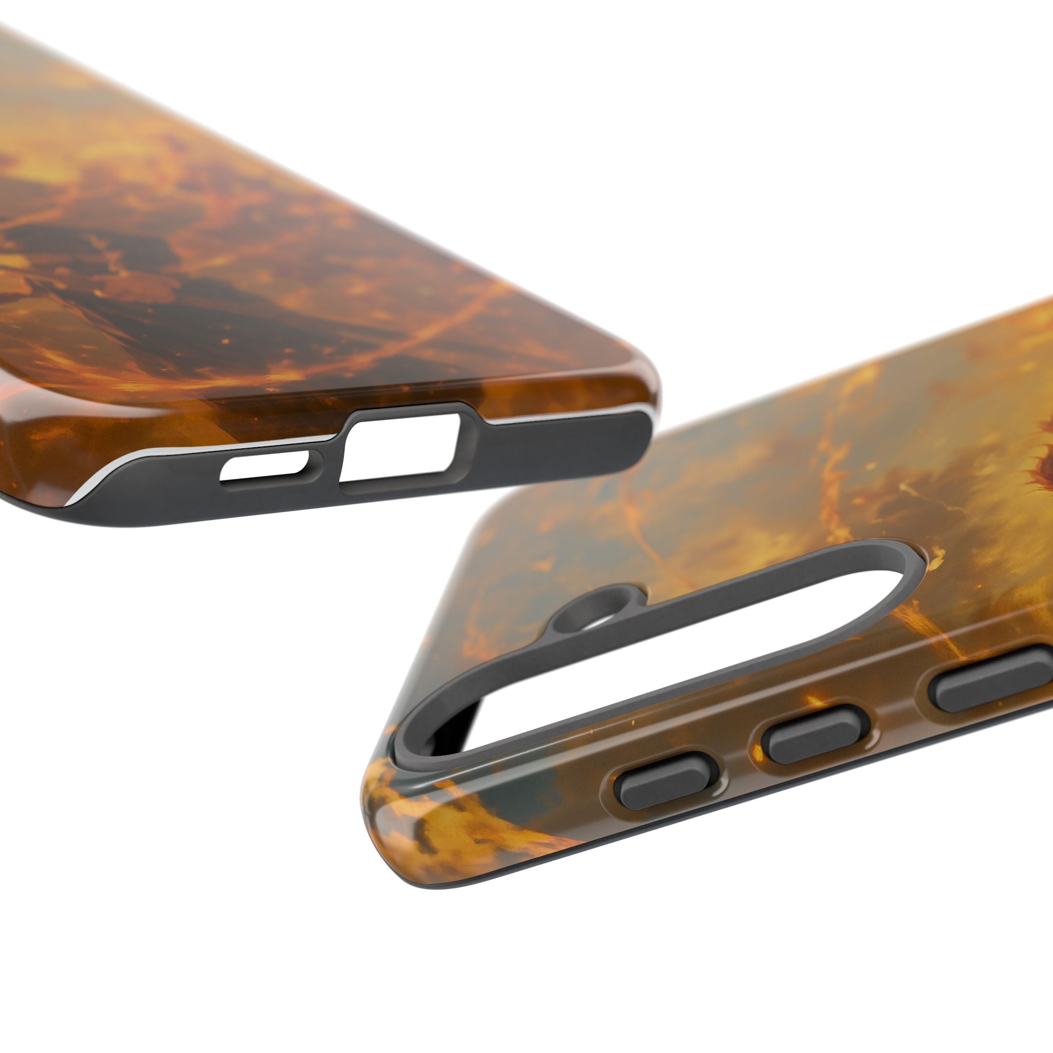 Flame Samurai Phone Case | Sunset Warrior iPhone Case