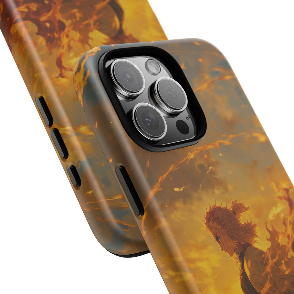 Flame Samurai Phone Case | Sunset Warrior iPhone Case