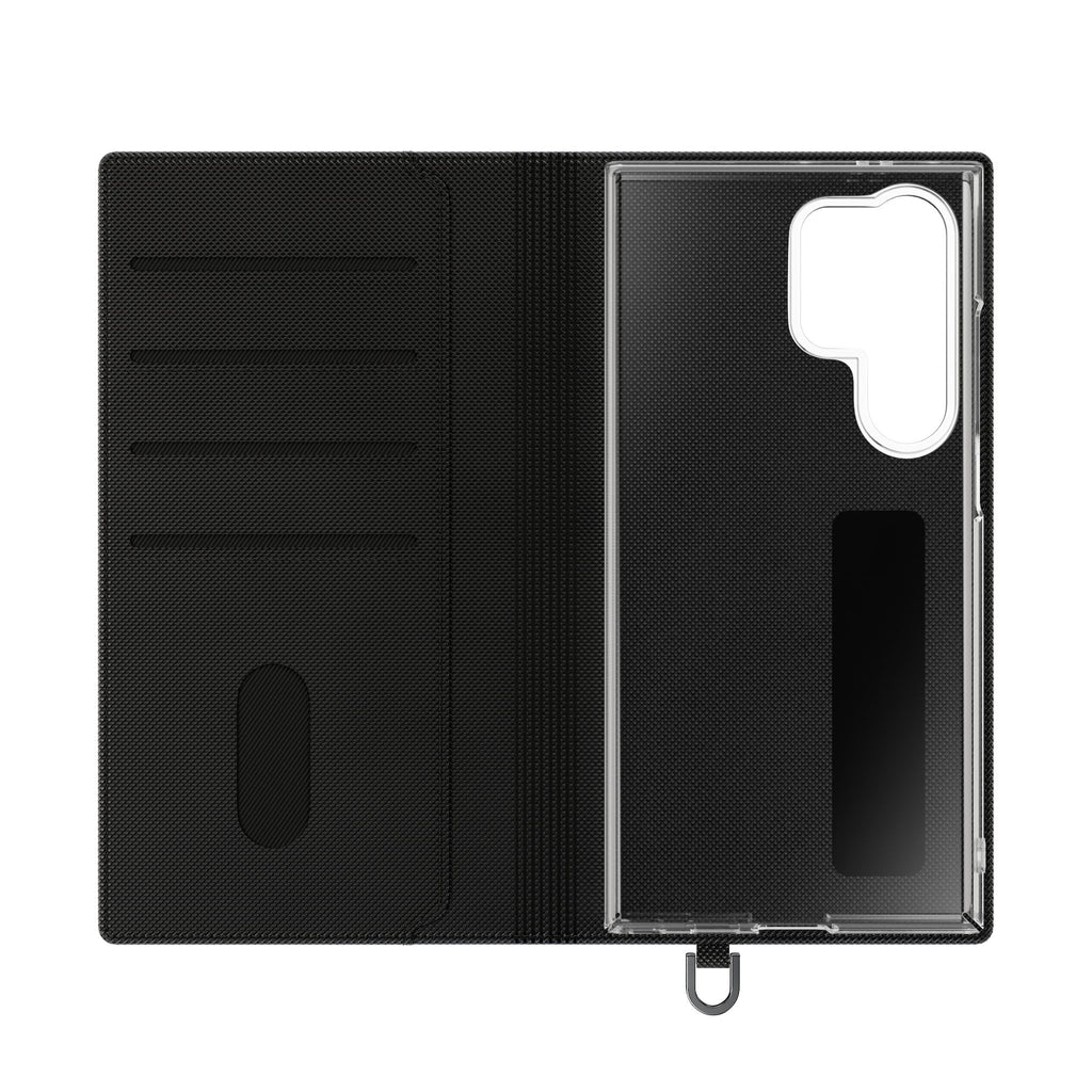 Anime Landscape Flip Phone Case — Fantasy Sunset Genshin-Style Wallet Cover