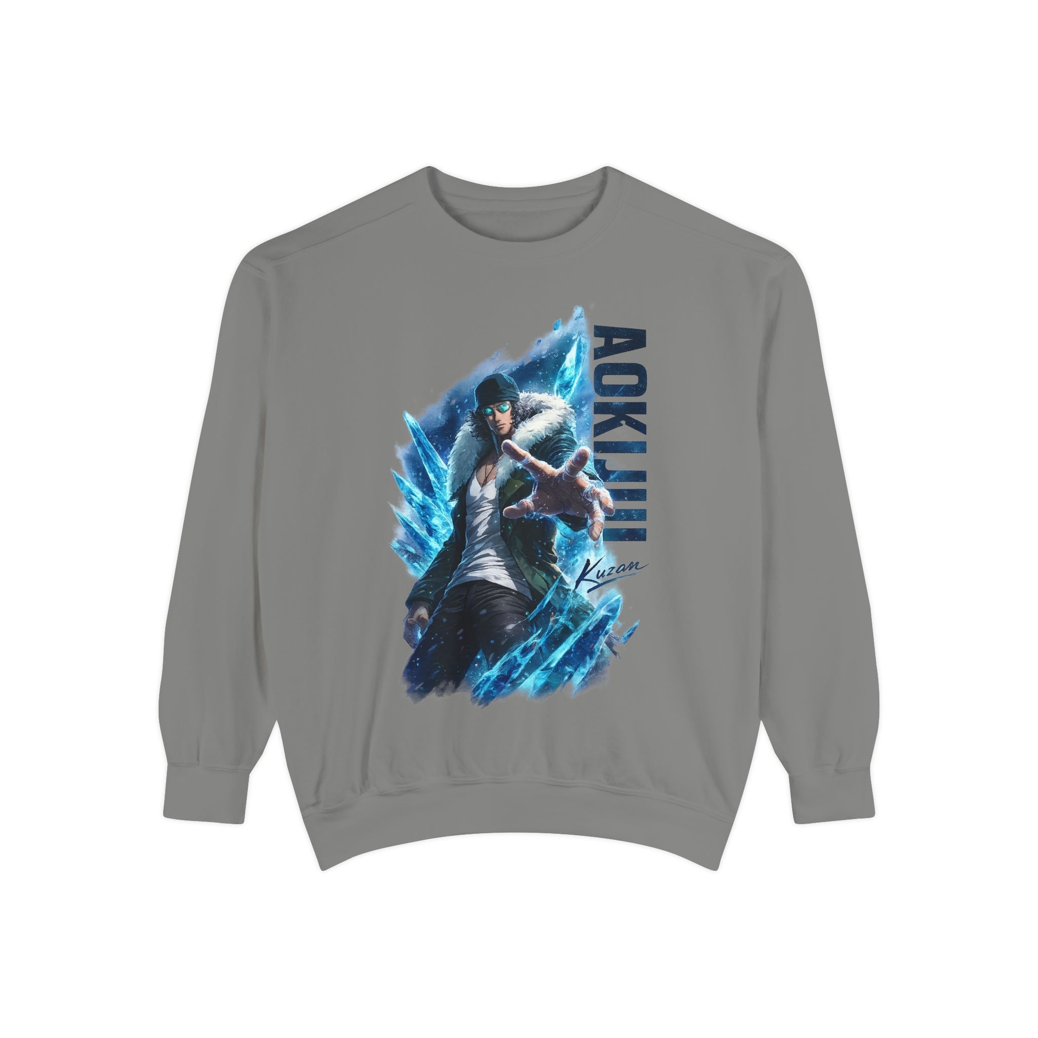 Aokiji Ice Admiral Illustration Sweatshirt | Anime Marine Navarch