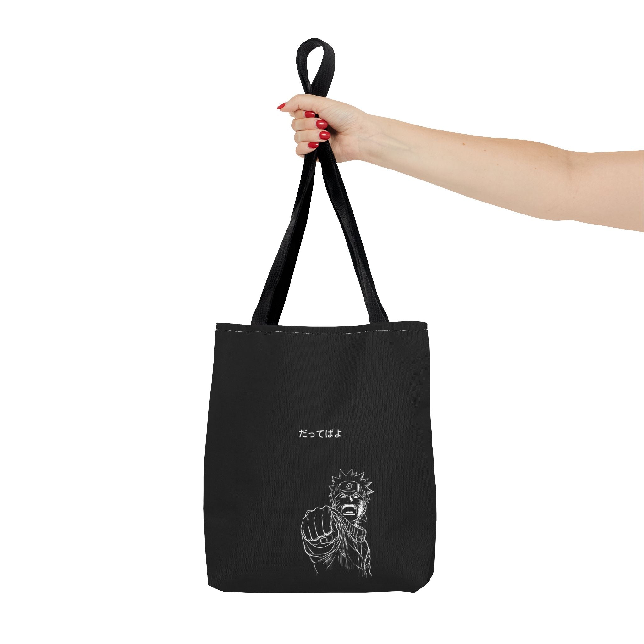 Manga Fist Character Tote Bag | Anime Graphic Tote