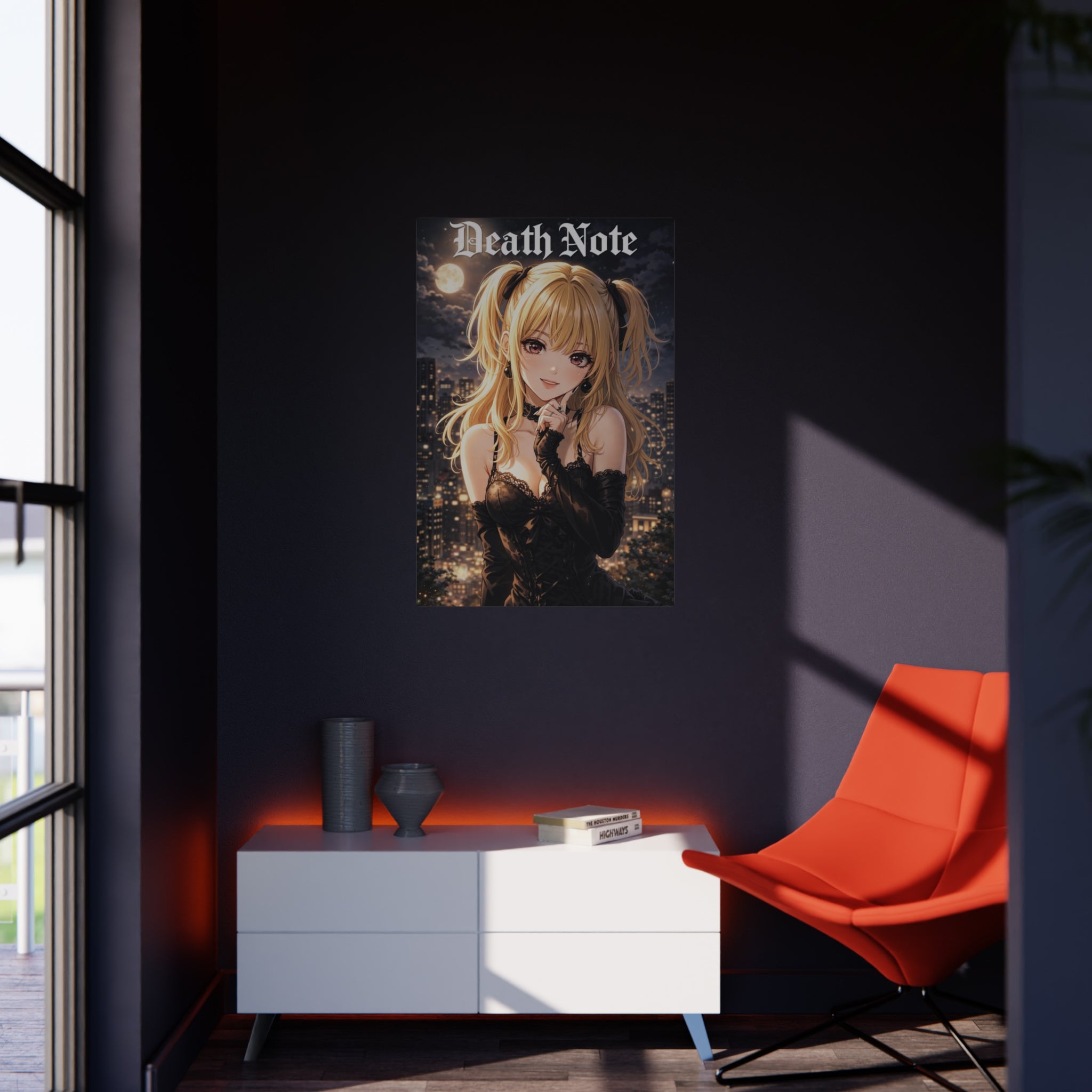 Foam Board - 'Death Note' Misa Anime Poster Foam Board