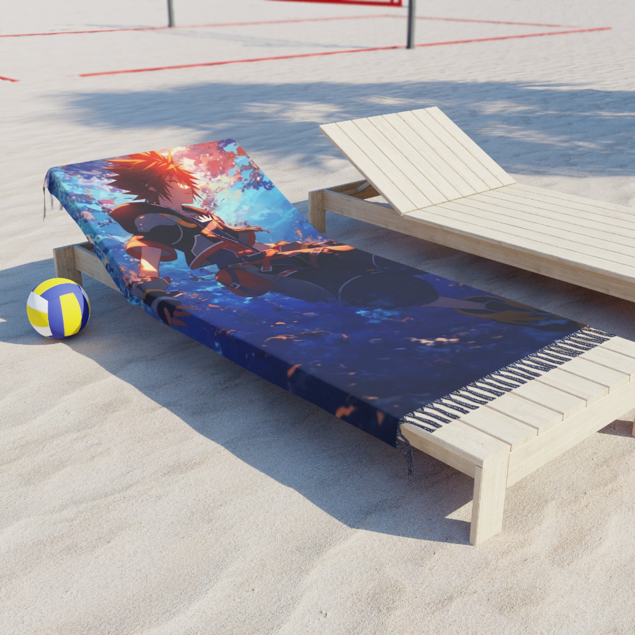 Underwater Fantasy Character Beach Towel