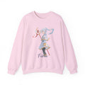 Chibi Anime Girl Illustration Sweatshirt | Pastel Magic Ribbon