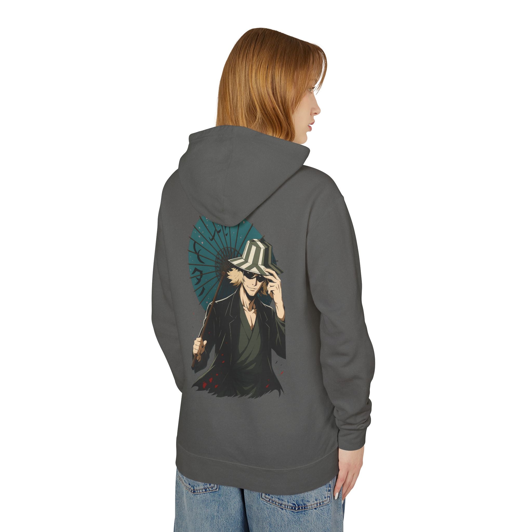 Unisex Lightweight Hooded Sweatshirt with URAHARA Design, Anime Fan Apparel, Casual Streetwear, Gift for Manga Lovers, Cozy Hoodie