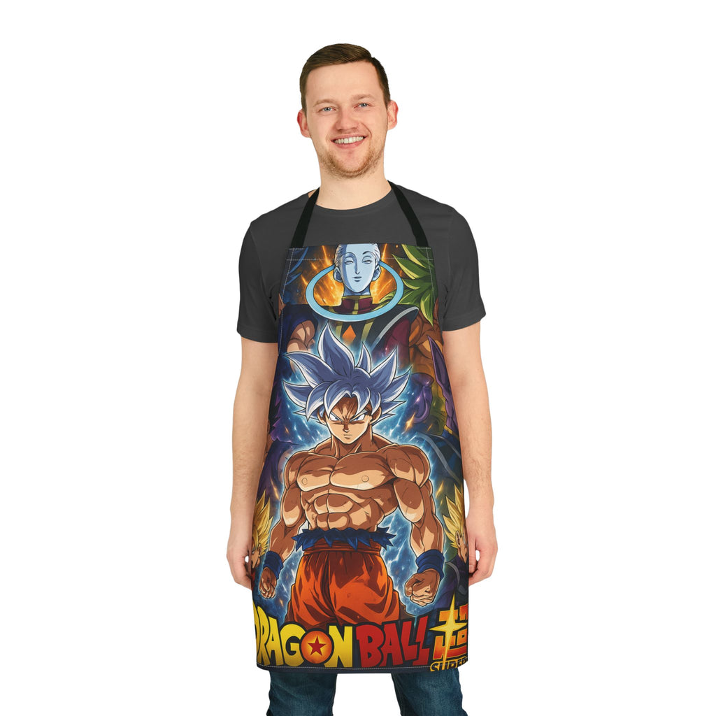 Dragon Ball Super Anime Characters Apron | Goku Ultra Instinct Cooking Apron