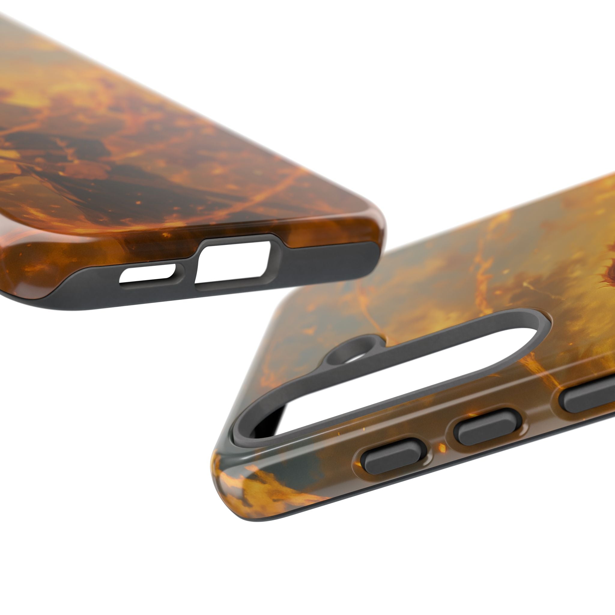 Flame Samurai Phone Case | Sunset Warrior iPhone Case