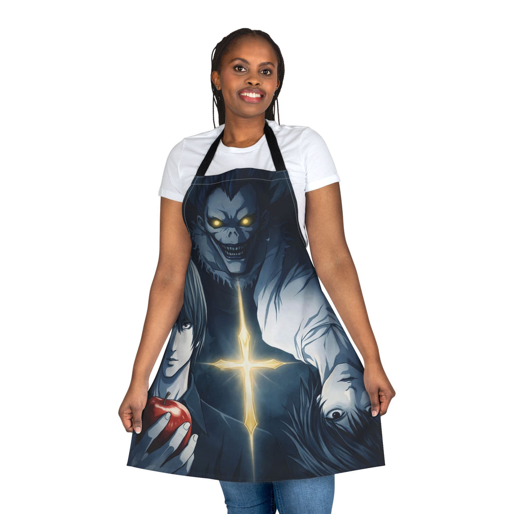 Death Note Characters apron | Light, Ryuk, L cross design