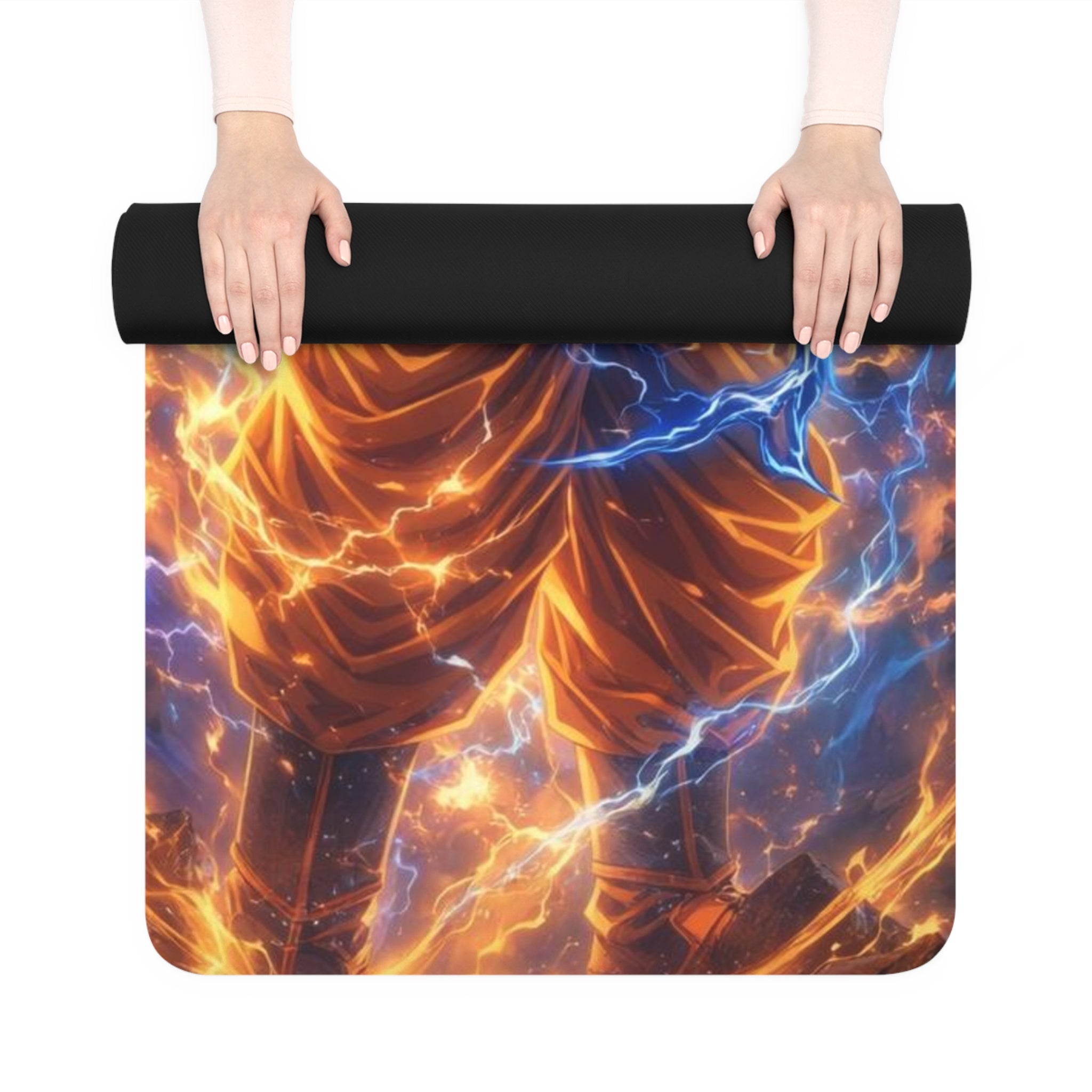 Superpowered Warrior Yoga Mat | Rubber Yoga Mat