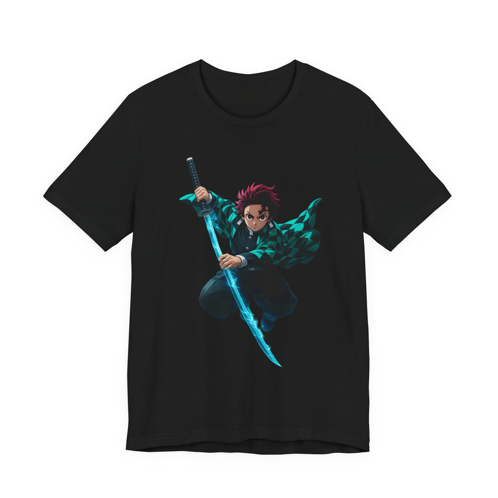 Anime-Inspired Graphic Tee, Unisex Jersey Short Sleeve Tee, Casual Wear, Gift for Fans, Manga Merchandise, Comfortable Style
