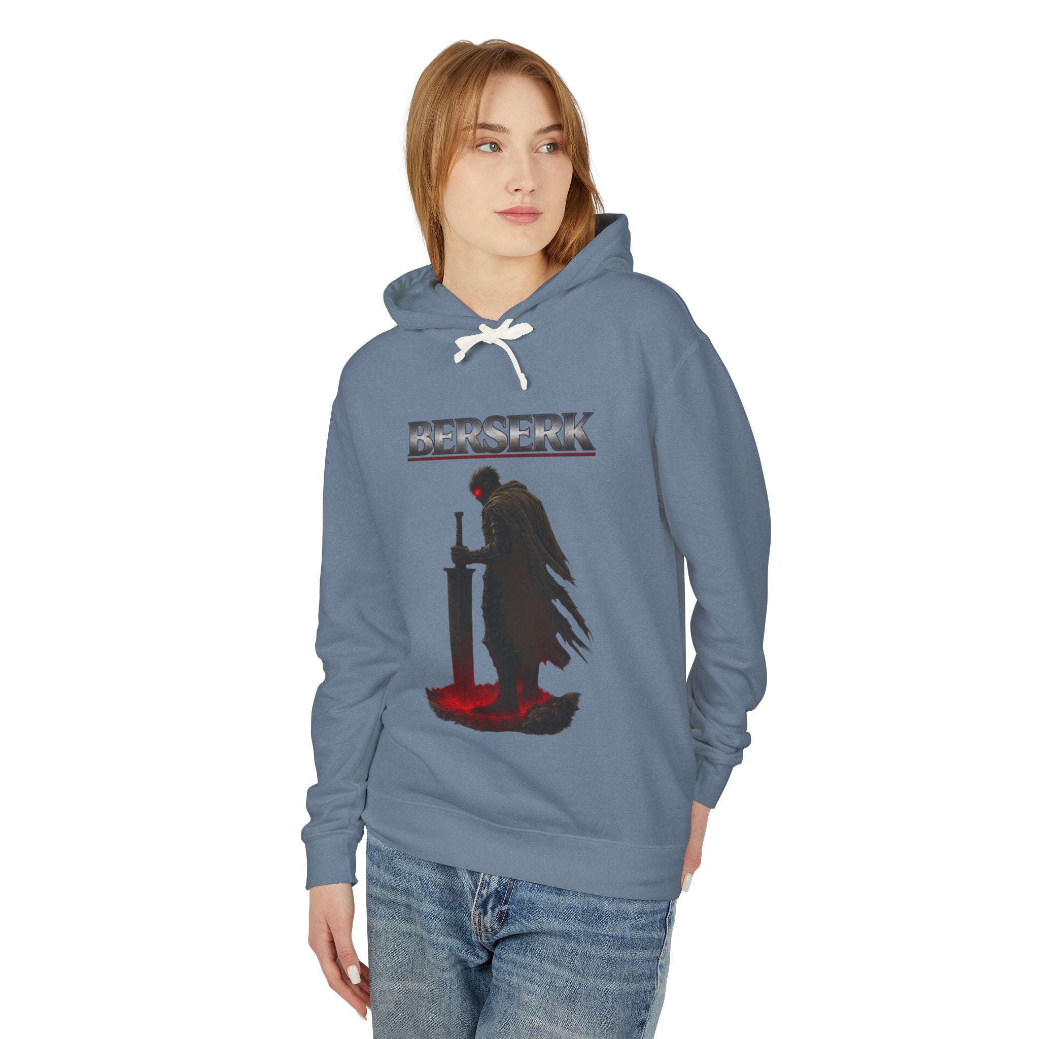Dark Knight Warrior hoodie | Sword, Blood Pool, Lone Figure
