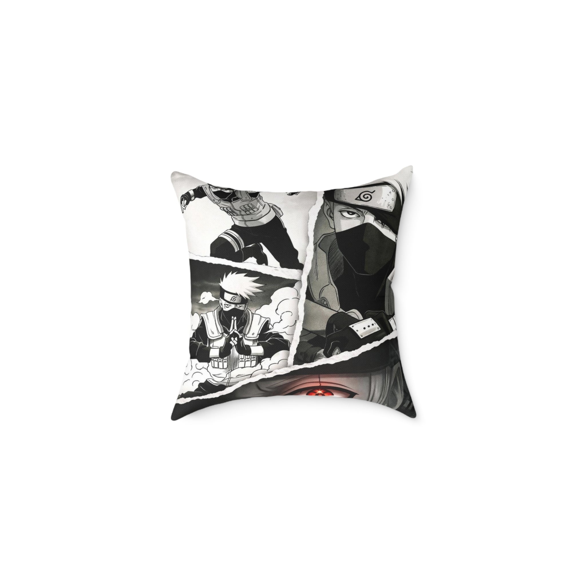 Anime Lightning Pose Pillow | Anime Ninja Manga Collage