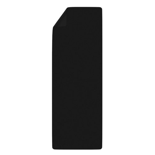 Anime boy Fist Pose Rubber Yoga Mat | Anime Black Practice Mat