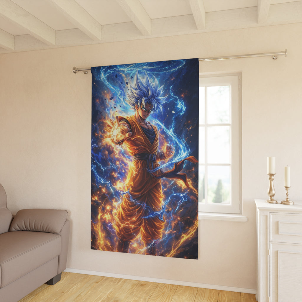 Super  Warrior Window Curtain | Anime Power Energy