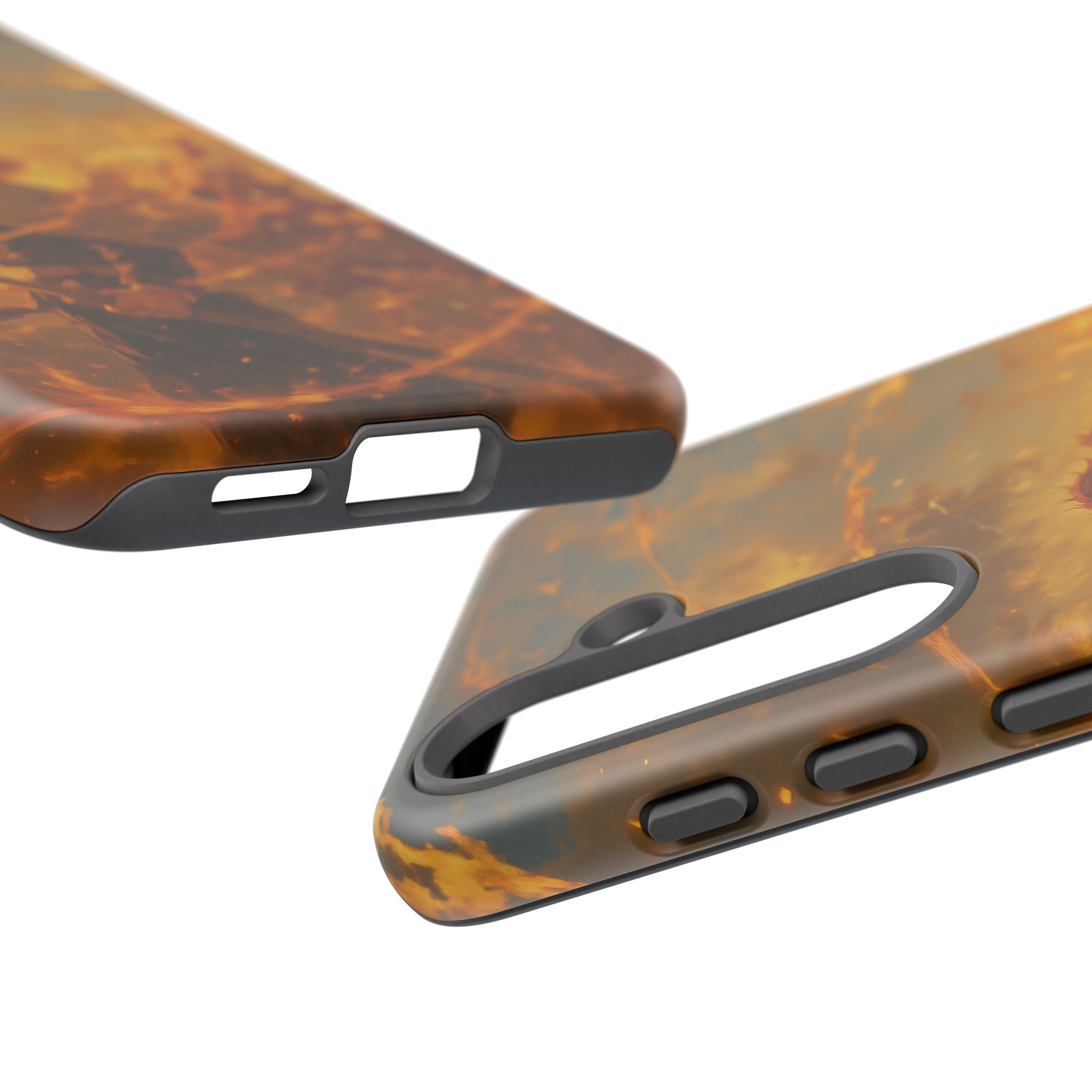 Flame Samurai Phone Case | Sunset Warrior iPhone Case