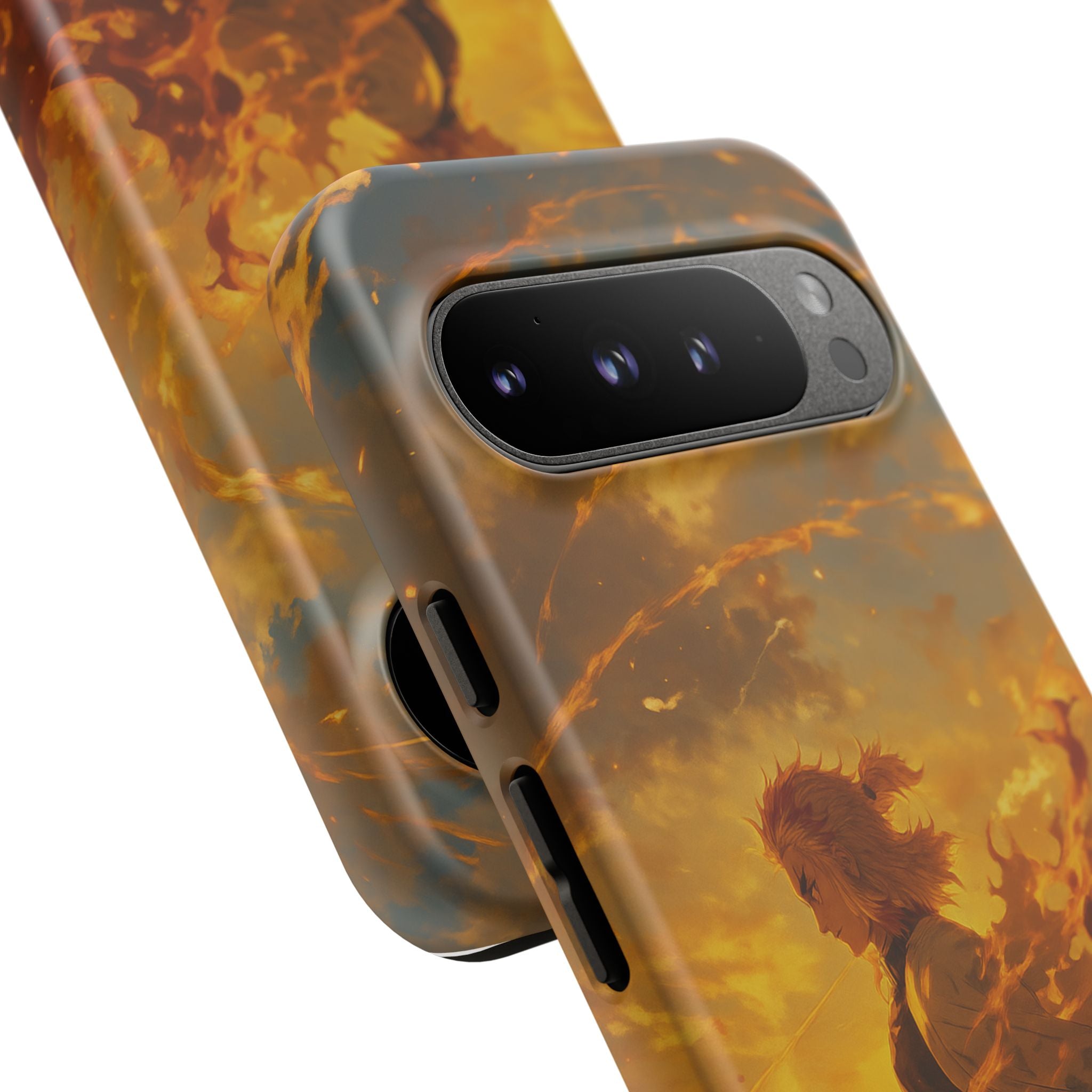 Flame Samurai Phone Case | Sunset Warrior iPhone Case
