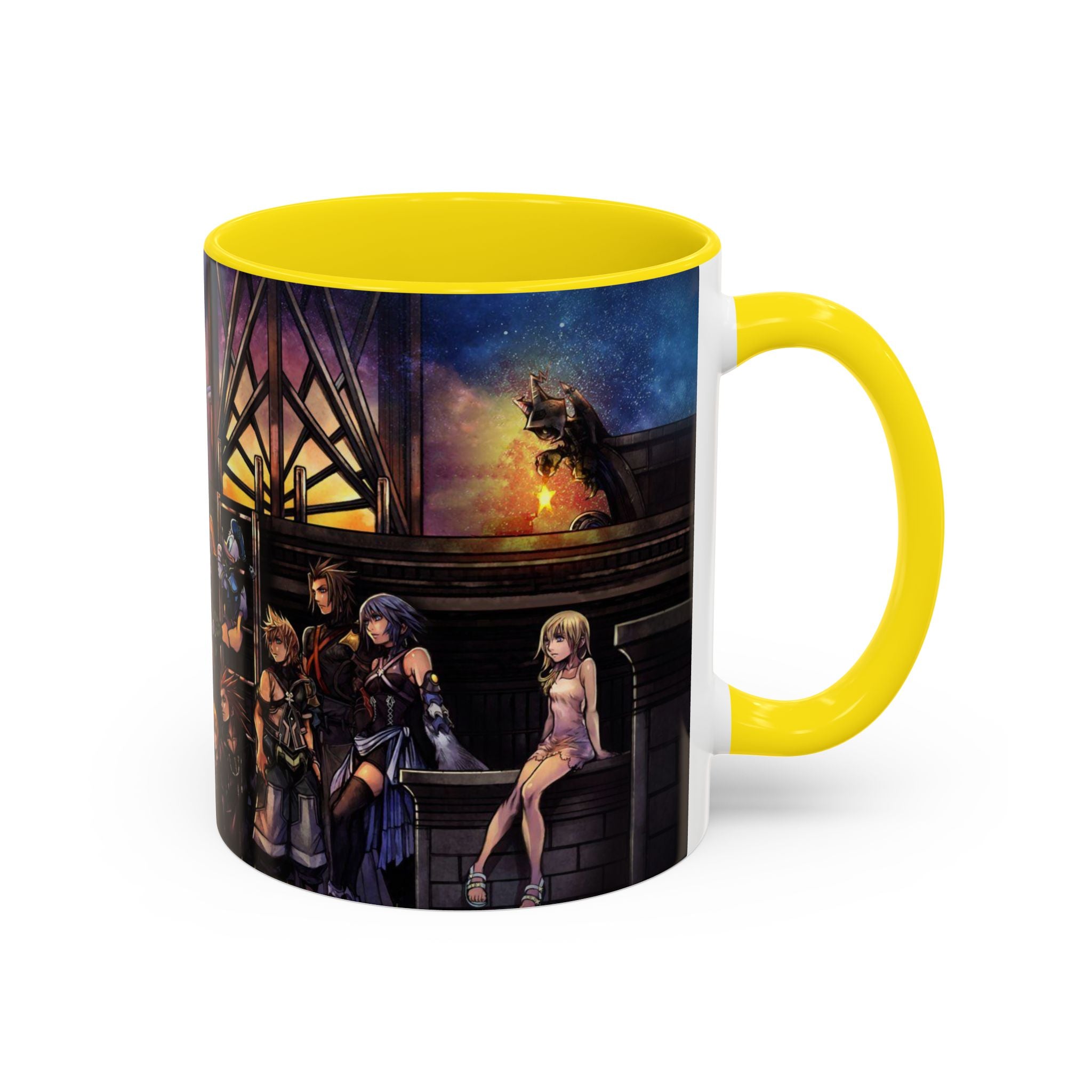 Fantasy RPG Character Lineup Mug | Accent Coffee Mug 11oz 15oz