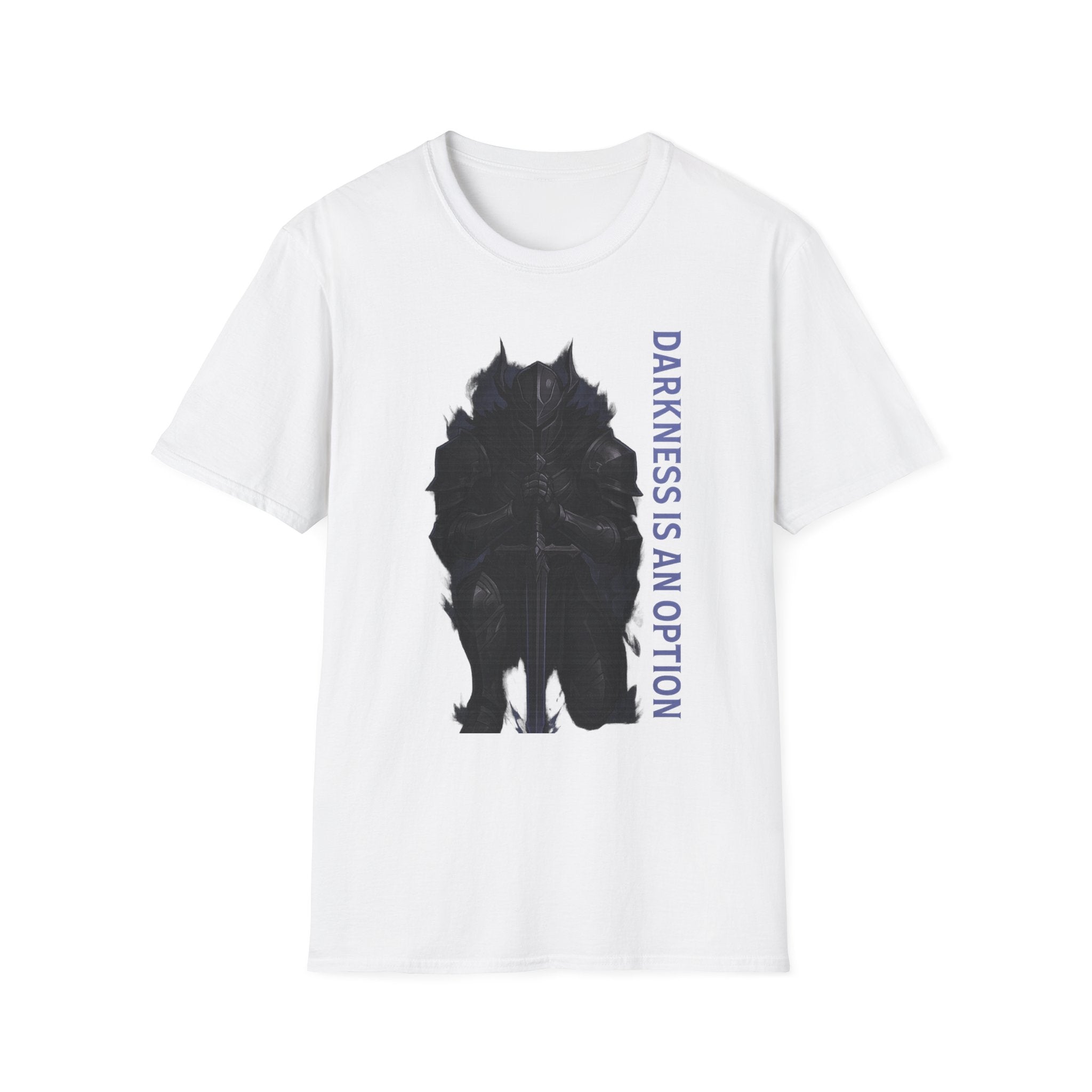 Darkness T-Shirt | Unisex Softstyle Tee, Gothic Clothing, Casual Wear, Gift for Him/Her, Dark-Themed Fashion