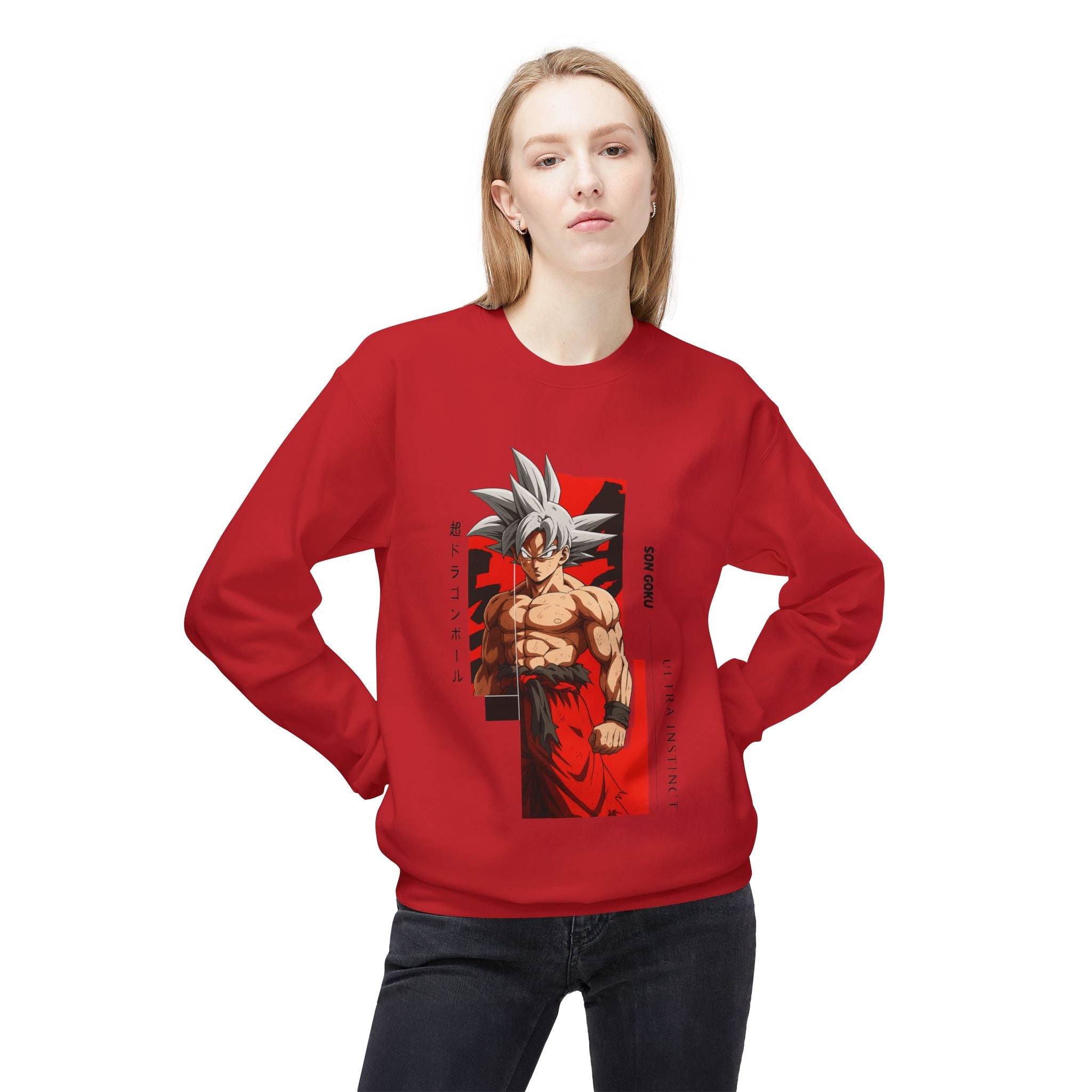 Ultra Instinct Anime Fighter Crewneck Sweatshirt | Martial Art Graphic