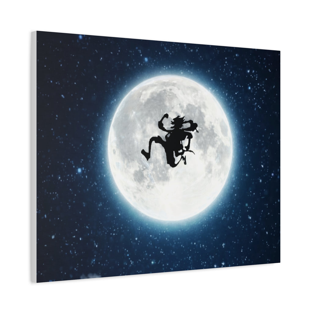 Witch Silhouette Moon Matte Canvas