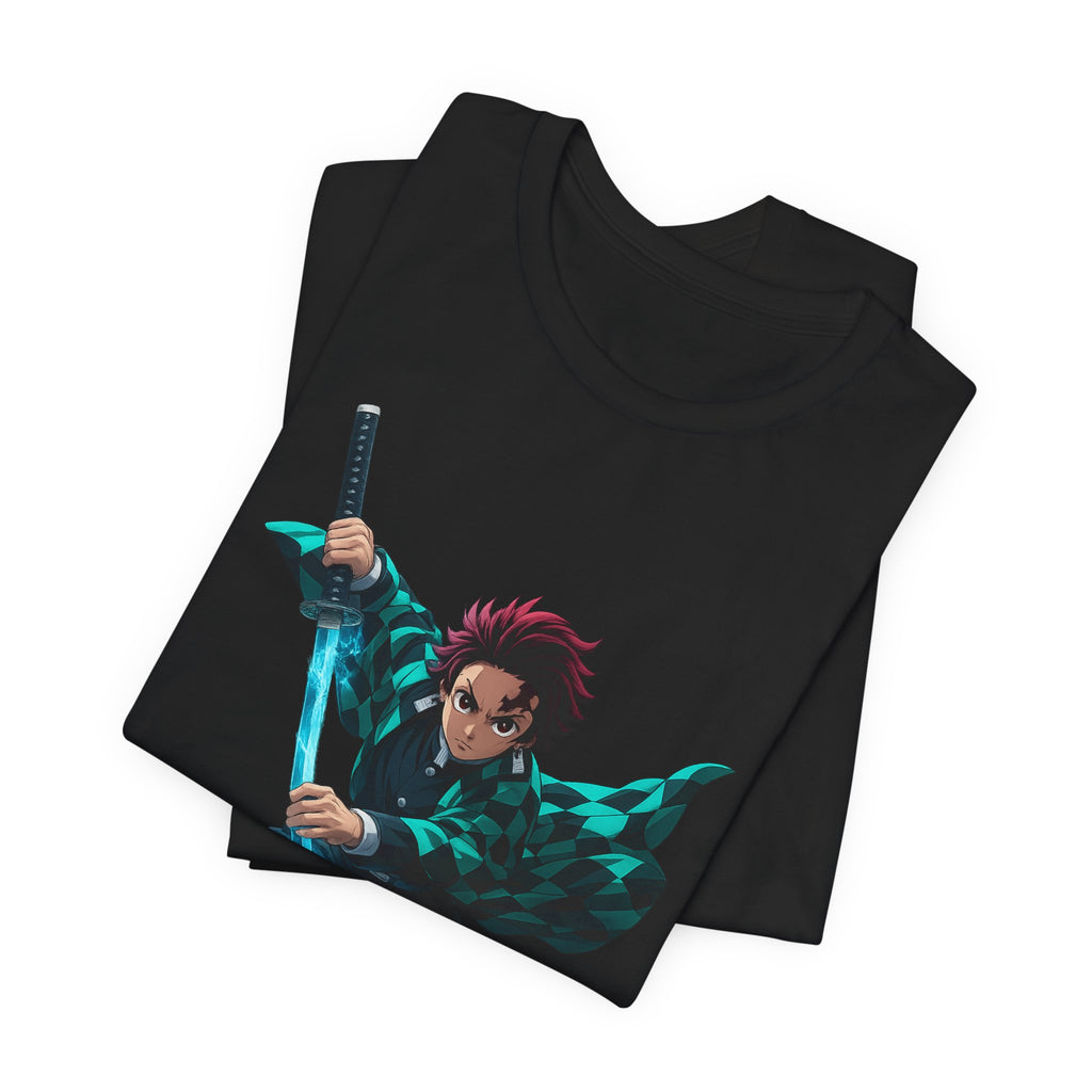 Anime-Inspired Graphic Tee, Unisex Jersey Short Sleeve Tee, Casual Wear, Gift for Fans, Manga Merchandise, Comfortable Style