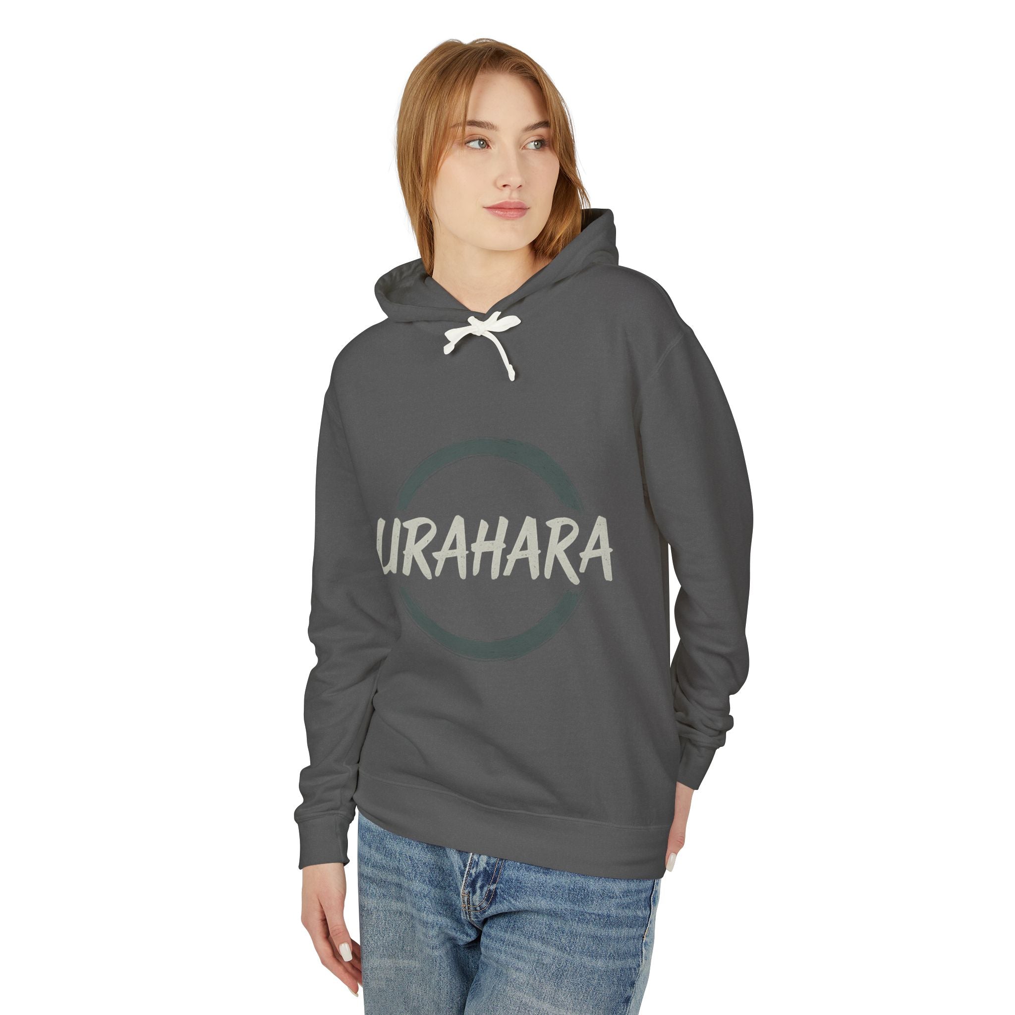 Unisex Lightweight Hooded Sweatshirt with URAHARA Design, Anime Fan Apparel, Casual Streetwear, Gift for Manga Lovers, Cozy Hoodie