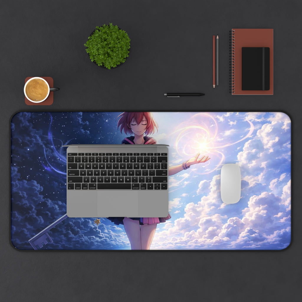 Anime blade Girl Desk Mat — Fantasy Sky Gaming Mouse Pad 