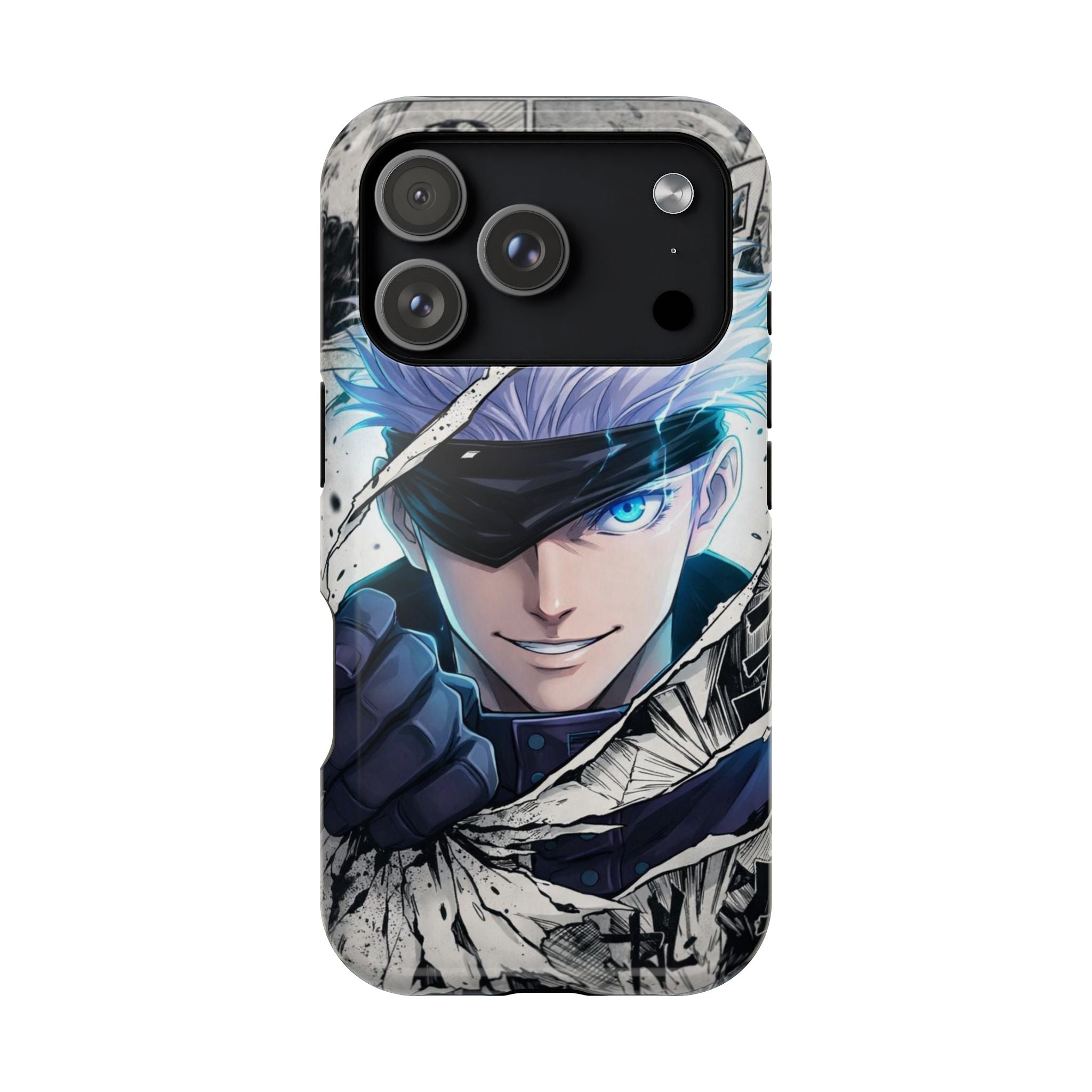 Anime Sorcerer Phone Case — Impact-Resistant Protective Cover