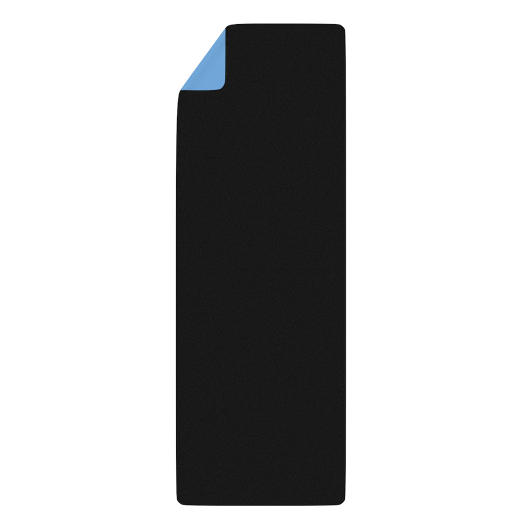 Plus Ultra Anime Explosion rubber yoga mat | blue hero graphic