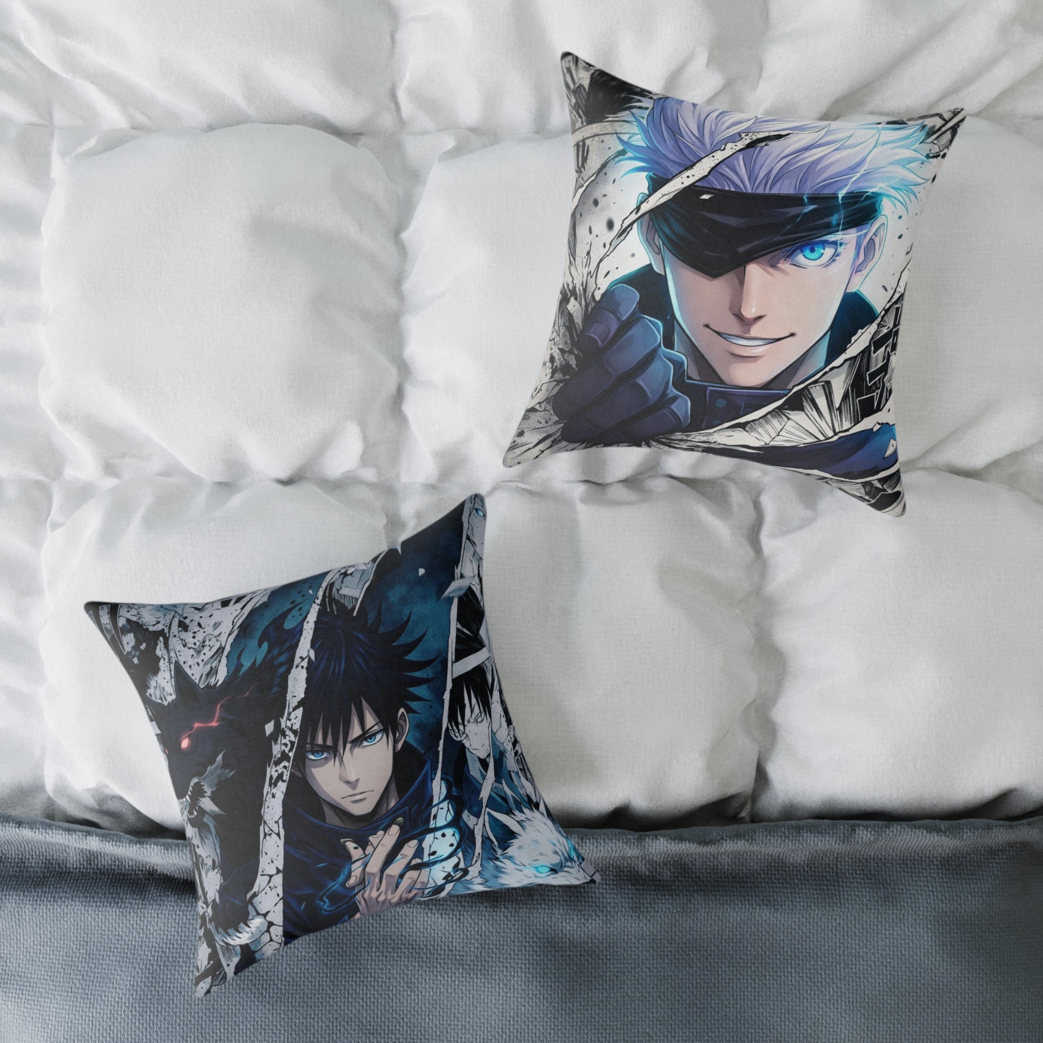 Anime Character Pillow | Square Poly Canvas Pillow